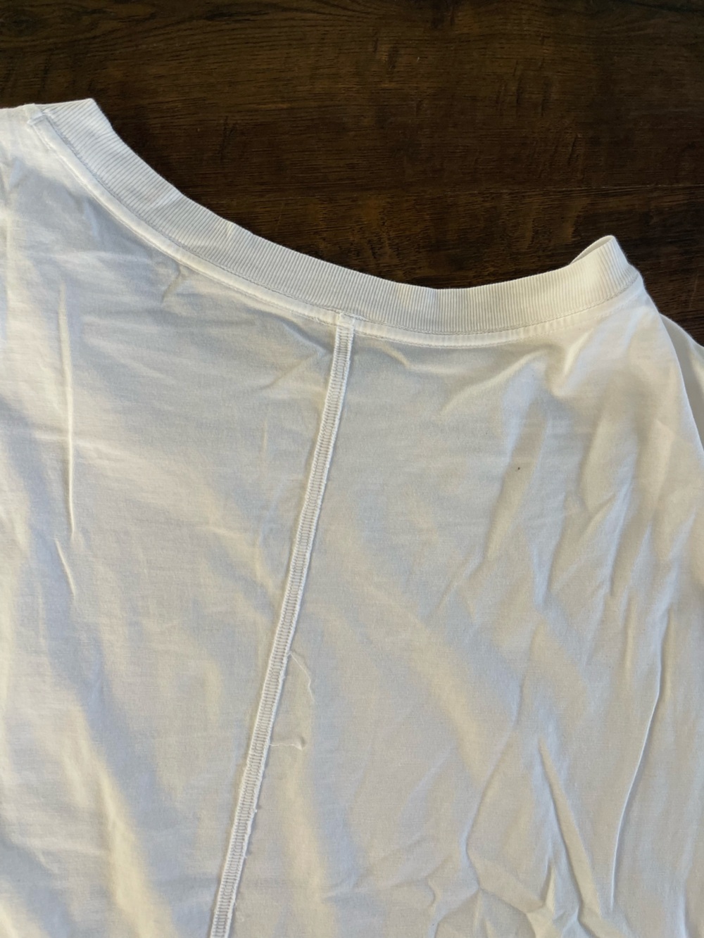 LULULEMON Fundamental Oversized White Crewneck Tee Shirt Quick Dry Pima Cotton - Picture 6 of 8